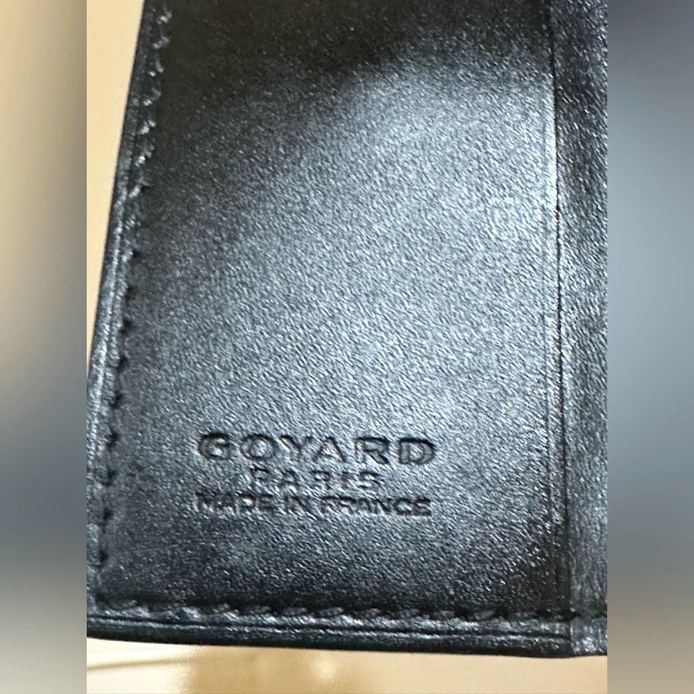 Goyard Key Holder Black Goyardine Saint-Michel Key Ring